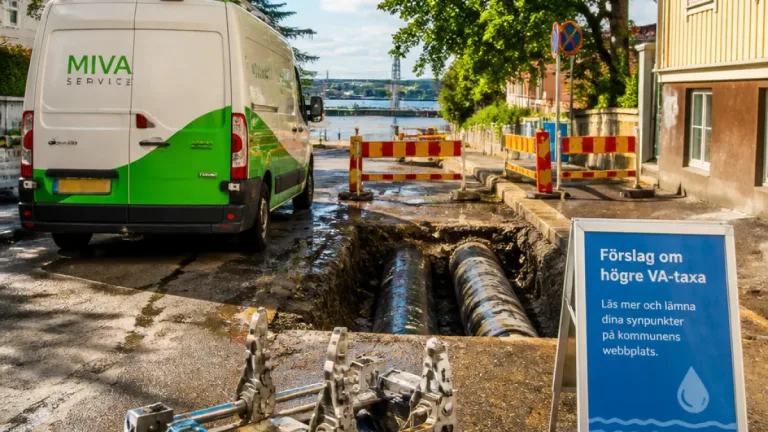 Örnsköldsvik: Miva föreslår 11 procent högre VA-taxa efter sommarens vattenläcka