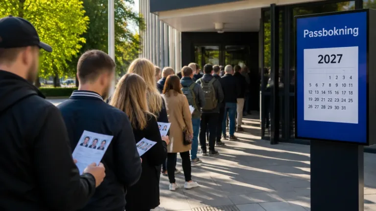 Polisen: Boka pass tidigt – omkring 2,4 miljoner behöver nytt nästa år