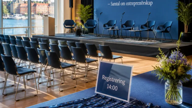Prins Daniels Fellowship kommer till Karlskrona för samtal om entreprenörskap