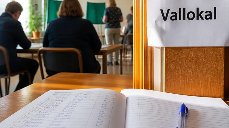 Problem i vallokalen i Trollhättan – väljare fann sitt namn redan förkryssat