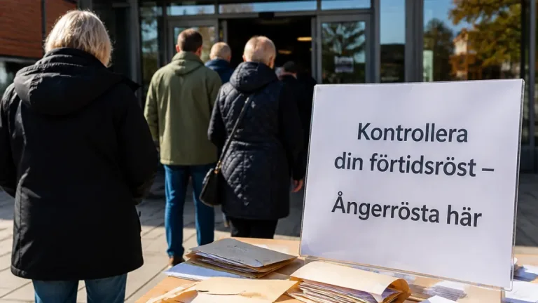 Problem med förtidsröster i flera kommuner inför valet – väljare uppmanas ångerrösta