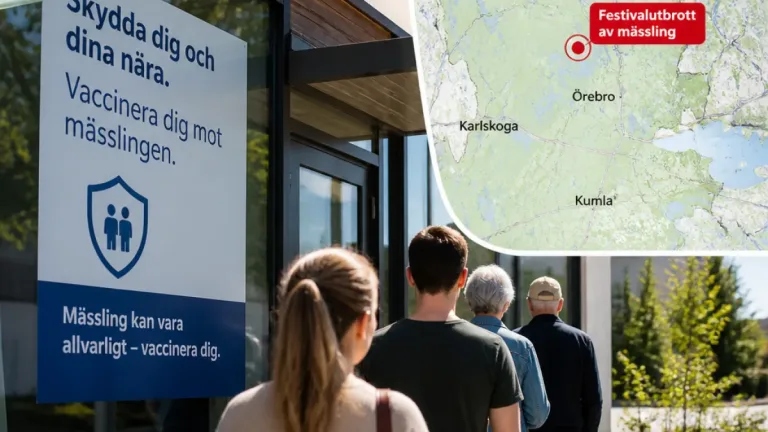Region Örebro län uppmanar: kontrollera mässlingsskyddet efter utbrott vid festival