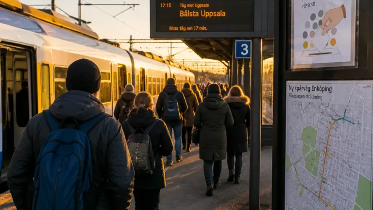 Regionen avvisar KD:s påståenden: spårvägskritik felaktig för Enköpings pendling