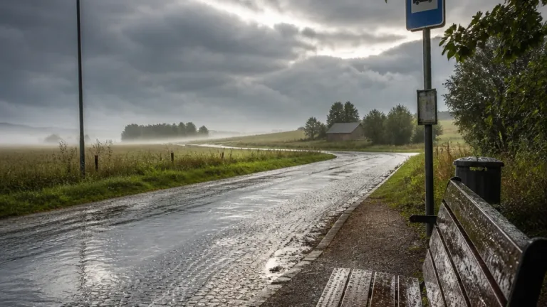 Regn och gråmulet väder väntas i Jälla de närmaste dygnen