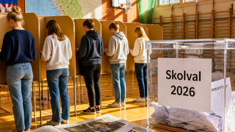 Rekorddeltagande i skolvalet — 14 609 elever från Halland röstade