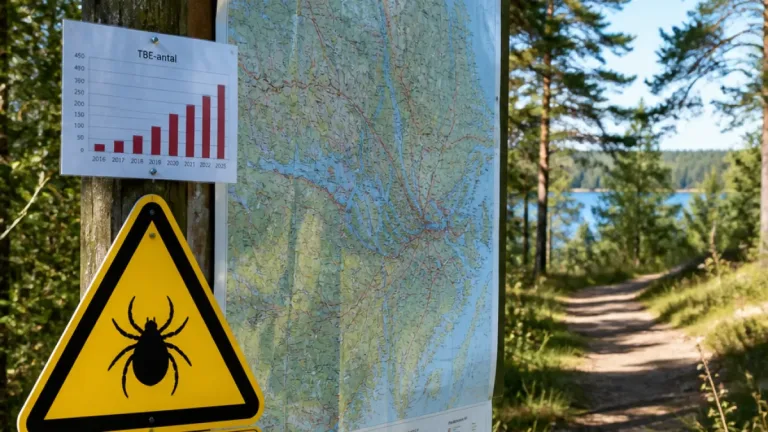 Rekordökat antal TBE-fall i Stockholms län i sommar – 113 konstaterade fall fram till augusti