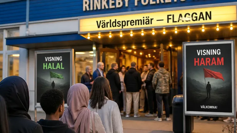 Rinkeby får premiärfest när 'Flaggan' splittrar versioner och lockar till gapskratt