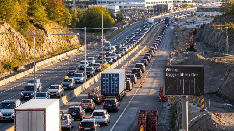 S föreslår sexfilig E6 fram till Kungsbacka inför väntad trafikökning