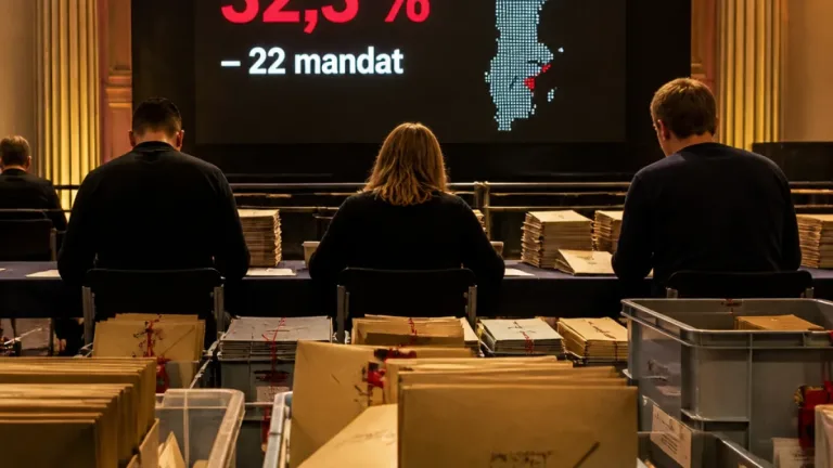 S;ocialdemokraterna backar till rekordlåga 32,3 procent i Kalmar län