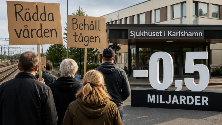 S-protest mot besparingspaket: vad kan det innebära för Karlshamn?