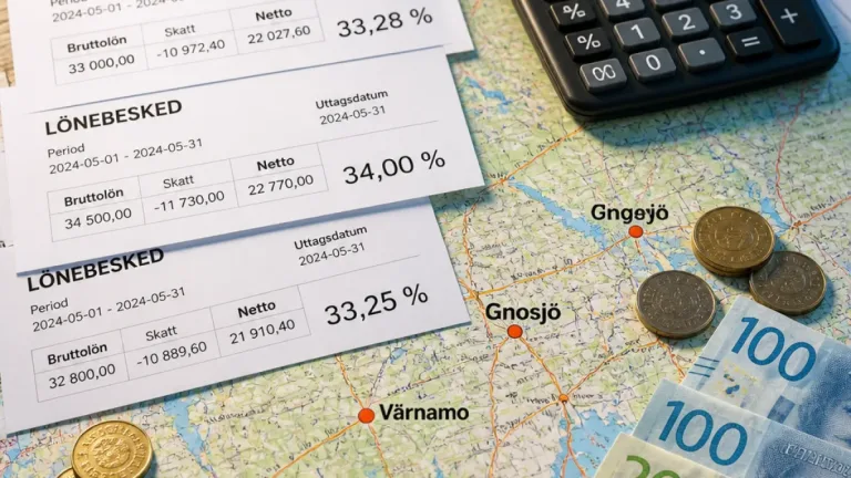 Så påverkar kommunalskatten i Värnamo din lön – små skillnader ger konkreta kronor