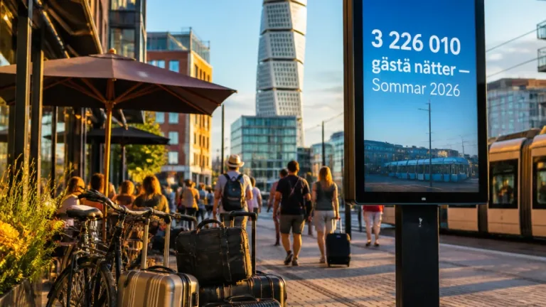 Skåne noterade rekordmånga gästnätter i sommar — över tre miljoner övernattningar