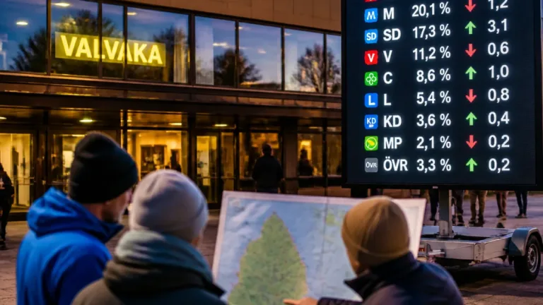 Skiftande maktbalans i Norrbotten efter preliminära valresultat – Moderaterna på frammarsch