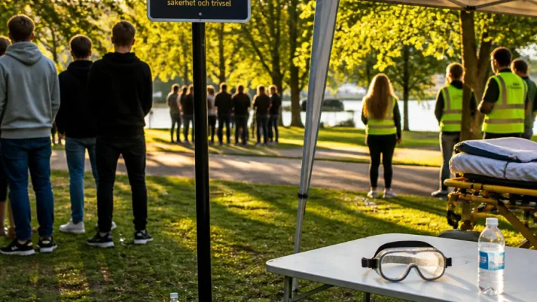 Skövde uppmanar till tryggt firande när gymnasieelever samlas i Boulognerskogen