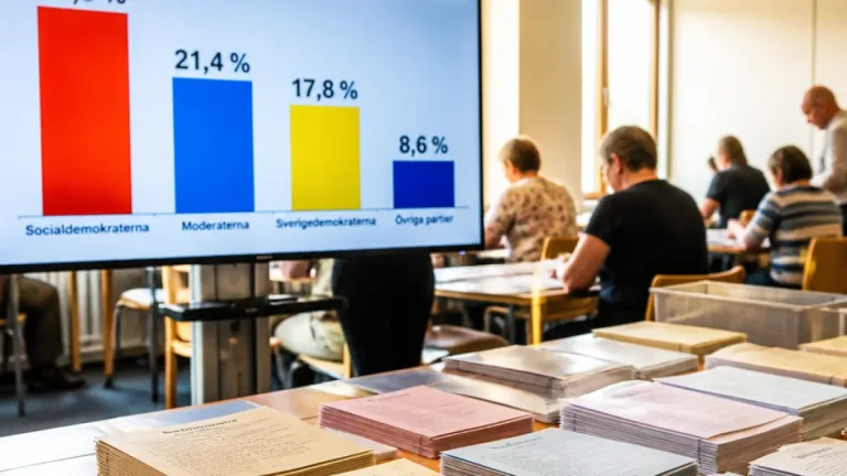 Socialdemokraterna leder i Region Kalmar län – preliminärt resultat visar stabilt stöd