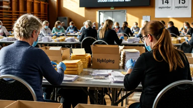 Södermanland färdigräknat — snart klart för mandatfördelning i kommuner och region