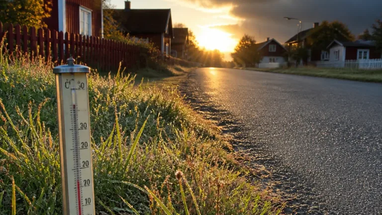 Soligt i Österby i dag – skiftande molnighet och regn längre fram i veckan
