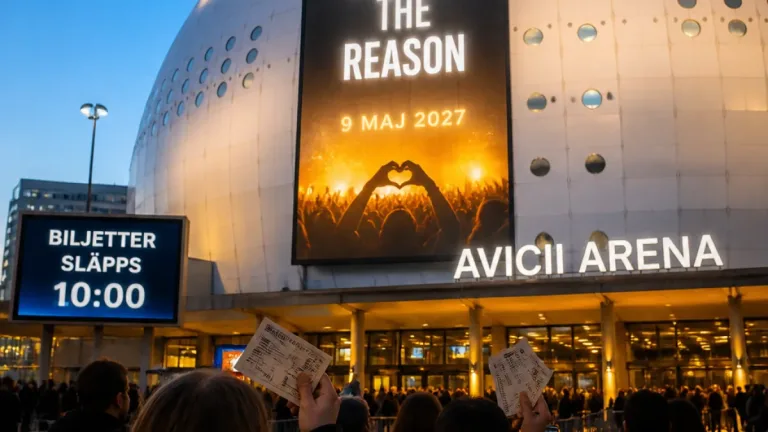 SOMBR tillbaka i Stockholm – spelar på Avicii Arena 9 maj 2027