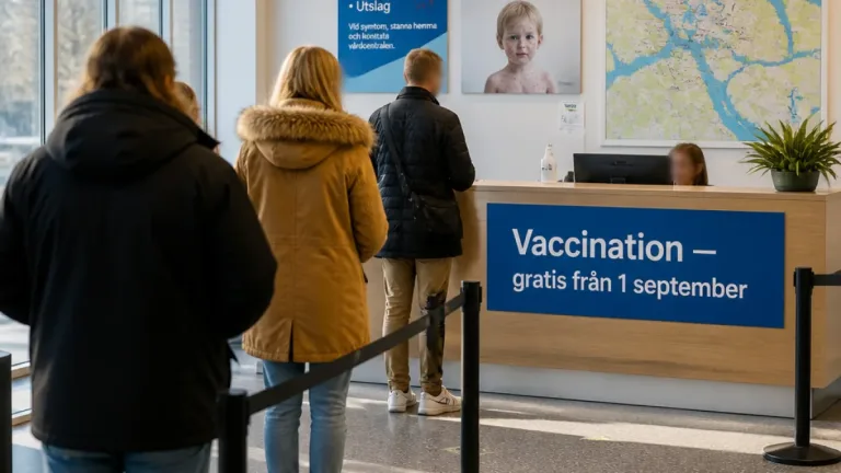 Stockholm gör mässlingsvaccin gratis för vuxna och ovaccinerade barn från 1 september