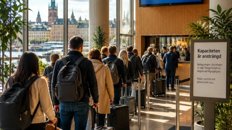 Stockholm slog rekord i sommar – 3,6 miljoner gästnätter och högre rumspriser