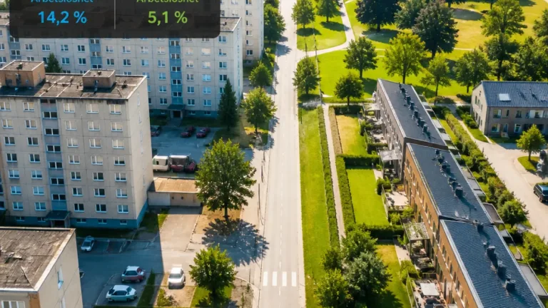Stor skillnad i välstånd inom Gävle – likadana kvarter skiljs åt av hundra meter