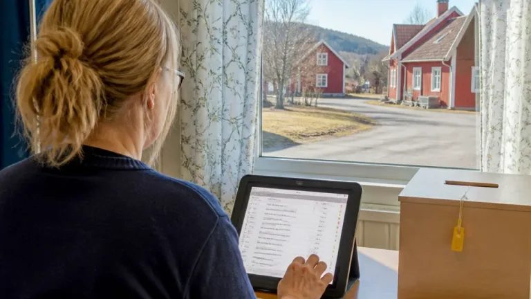 Sunnansjö blir försöksplats för digitala röstlängder – test i 20 valdistrikt