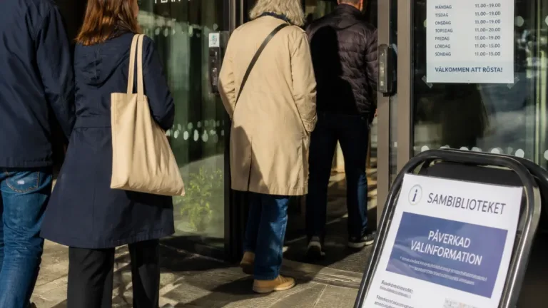 Tekniskt fel vid förtidsröstning i Härnösand – vissa måste rösta igen på valdagen
