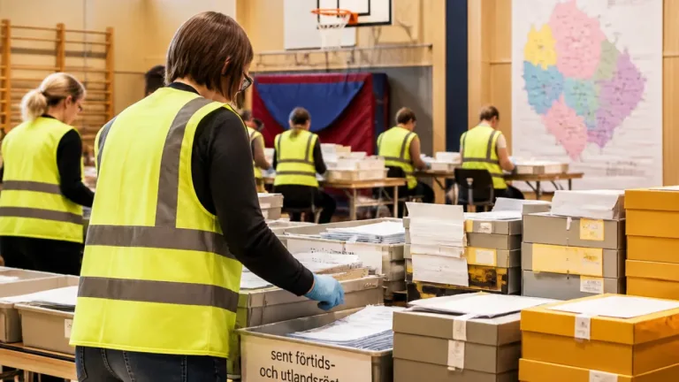 Timmar av väntan kvar – Uppsala bland fem distrikt som fortsatt räknar drygt 12 000 röster