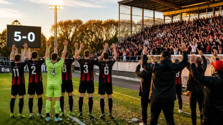 Trollhättan vann komfortabelt – 5–0 mot Utsikten