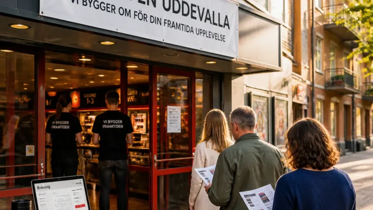 Uddevalla-biografen lämnar Filmstadens app – pilot för nytt bokningssystem