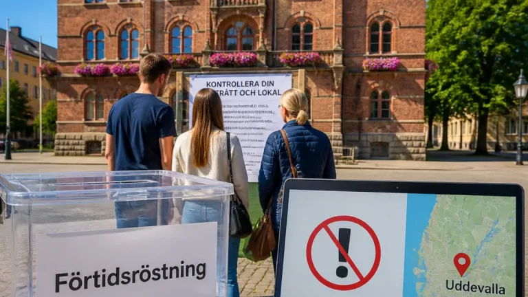 Uddevalla påverkas inte av fel i förtidsröstningen – så bör väljare agera