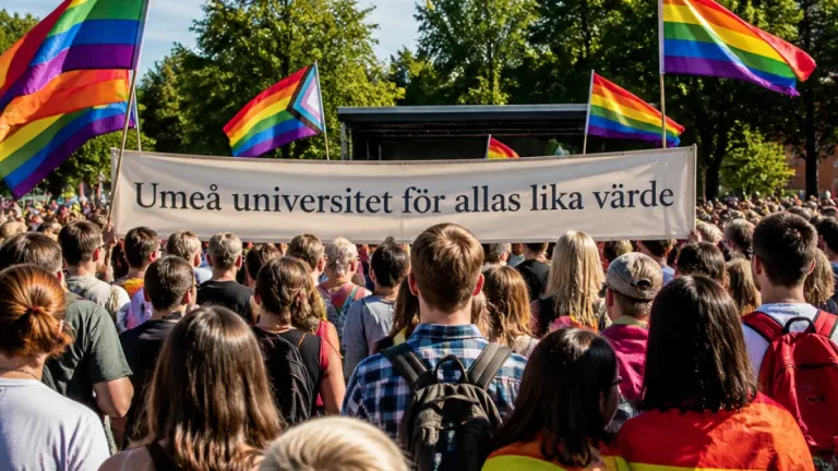 Umeå universitet deltar officiellt i Prideparaden i Umeå den 26 september