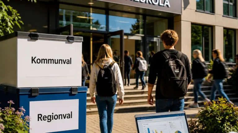 Unga i Västernorrland röstade rekordhögt i Riksdagsskolvalet 2026