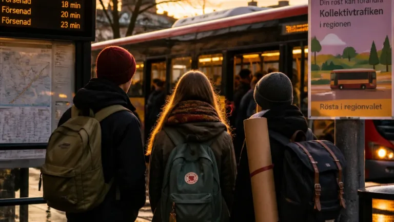 Unga pendlares kritik: brister i trygghet, tillgänglighet och långa restider