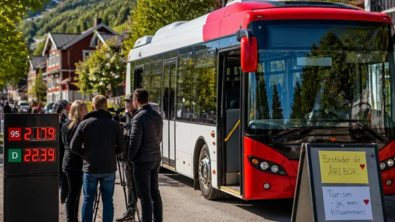 Valbussen rullar vidare — Åre får besök i valrörelsens sista vecka