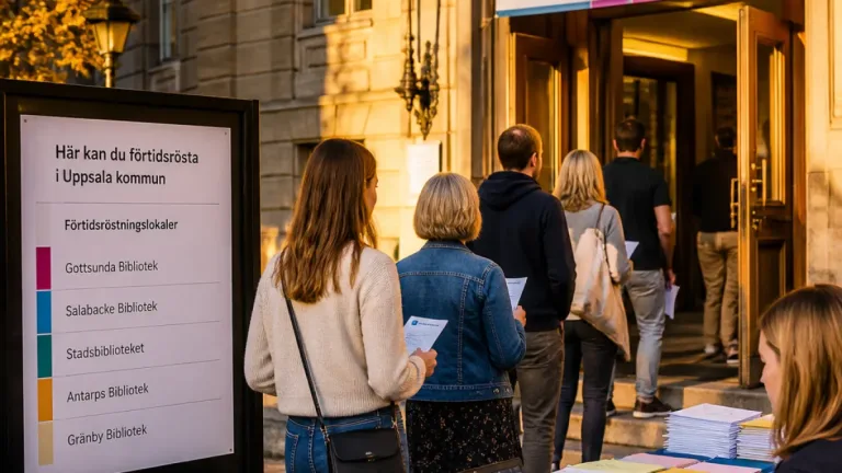 Valet 2026 i Uppsala: vad väljare behöver veta om felregistrerade röster och sista dagarna