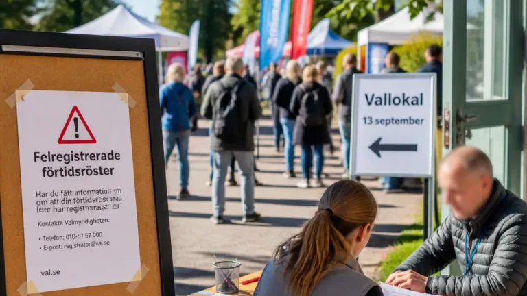 Valrörelsen intensifieras i Jönköpings län – riksdagspolitiker och röstproblem inför 13 september