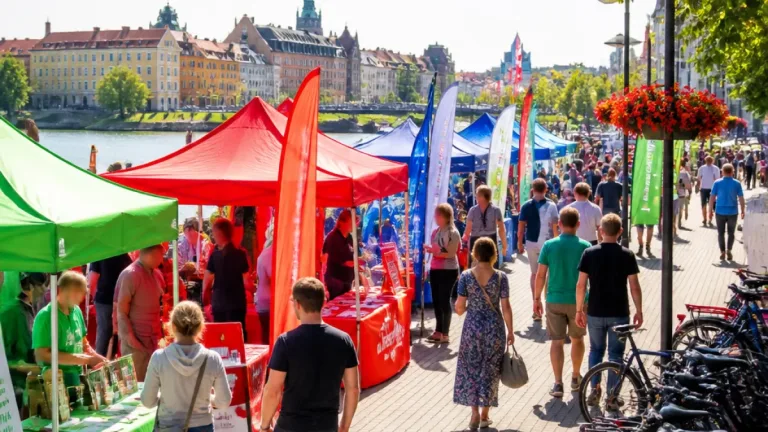 Valstugorna har öppnat i Karlstad – partierna satsar på möten ansikte mot ansikte