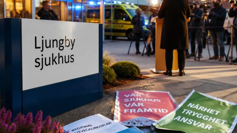 Varm debatt om Ljungby sjukhus och IVA närvalet 2026