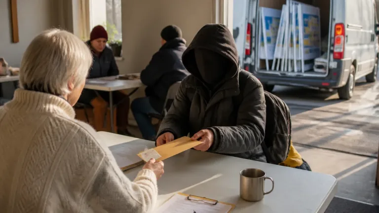 Värmestugan i Östersund hjälper hemlösa att rösta inför valet