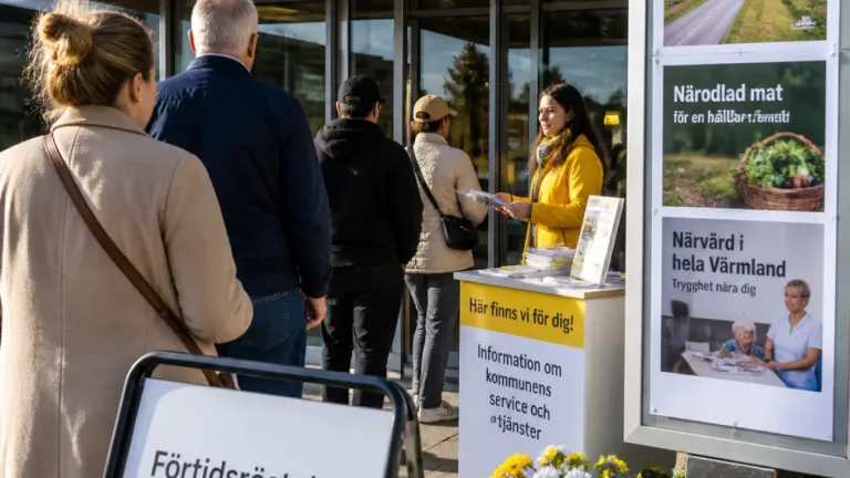 Värmland inför valet: förtidsröstning, glesbygdsoro och skarp valdebatt