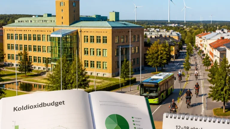 Värnamo lyfter klimatarbete inför länets Klimatvecka: koldioxidbudget i fokus
