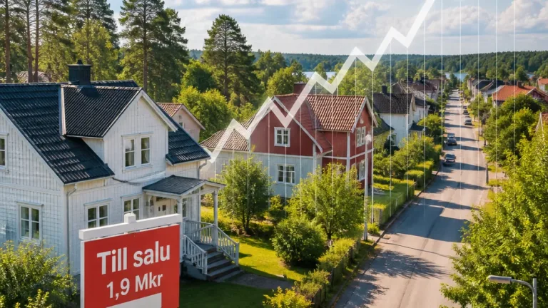 Villapriserna i Aneby nästan fördubblades på tio år: medelpris nära 1,9 miljoner