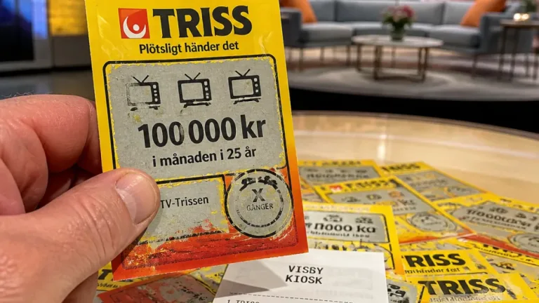 Visby-kvinna skrapade fram 100 000 kr åt sin mamma i direktsänd tv