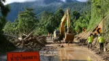 ฝนถล่มแม่ฮ่องสอน น้ำป่า-ดินโคลนปิดทางหลวง 108 ปากทางบ้านแม่จ๋า เตือนระวังดินสไลด์