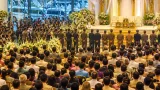 นายกฯ-คู่สมรส ร่วมงานวิวาห์บุตร รองประธานวุฒิสภาที่สุราษฎร์ธานี แขกกว่า 2,500 คนร่วมแสดงความยินดี