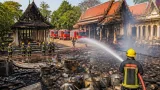 เพลิงลุกวัดหันเตย อ.ประทาย โชคดีควบคุมได้ 30 นาที เสียหาย 3 อาคารกว่า 2.5 ล้าน