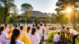 ธุดงคสถานนครสวรรค์จัดวันมหารำลึก–ทอดผ้าป่าบำรุงศูนย์ พร้อมปลูกต้นพิกุลทอง