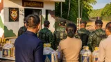 องคมนตรีนำสิ่งของพระราชทานเยี่ยมให้กำลังใจเจ้าหน้าที่ชายแดนจันทบุรี