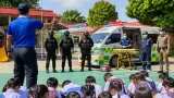 อนุบาลพิษณุโลกซ้อมแผน ‘หนี–ซ่อน–สู้’ ร่วมตำรวจ SWAT และกู้ชีพ เสริมทักษะความปลอดภัยเด็กเล็ก